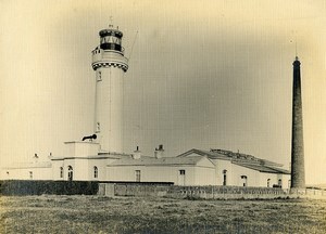 France Marquise Audinghen Phare du Cap Gris Nez Lighthouse Old Photo 1910