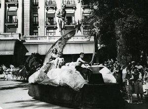 France Le Touquet Mythological Parade Float Mercury Old Photo Pecceu 1938