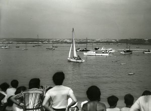 France Le Touquet Regatta of July 24 Regates Sailboat Old Photo Pecceu 1938