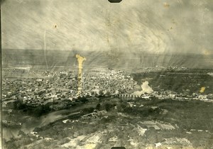 Syria French Military Mandate Deir ezZor Aerial View Old Photo 1928