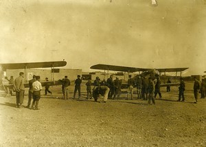 Syria French Mandate Deir ezZor Military Airfield British Aircraft Photo 1928