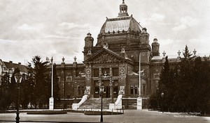 Yugoslavia Croatia Zagreb Pavillion of Arts Old Photo Soubre 1930