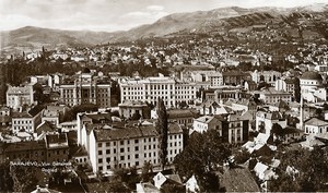 Yugoslavia Bosnia Herzegovina Sarajevo general view Old Photo Soubre 1930