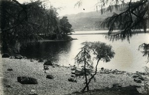 England Lake District Derwentwater Countryside Old Amateur Photo 1930