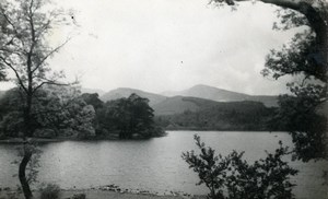 England Lake District Derwentwater Countryside Old Amateur Photo 1930