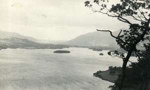 England Lake District Derwentwater Countryside Old Amateur Photo 1930