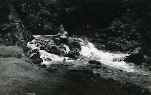 England Lake District Watendlath Stream Old Amateur Photo 1930