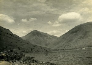 England Lake District Wasdale Wast Water Old Amateur Photo 1930