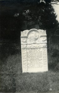 England Lake District Caldbeck Cemetery John Peel Grave Old Amateur Photo 1930