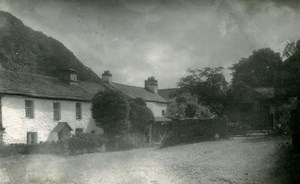England Lake District Fairfield Cottages Old Amateur Photo 1930