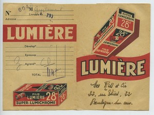 France Boulogne sur Mer Lumiere photo advertising wallet circa 1920 - 1950 #2