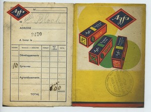 France Lille Photo-Renaut Agfa photo advertising wallet circa 1920 - 1950