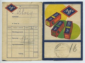 France Lille Photo-Renaut Agfa photo advertising wallet circa 1920 - 1950