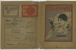 France Guilleminot photo advertising wallet circa 1920 - 1950