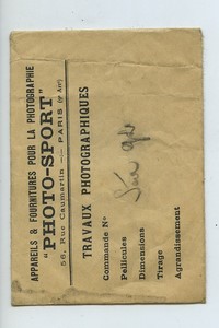France Paris Photo Sport photo advertising envelope circa 1920 - 1950