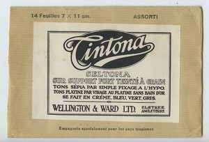France pochette photo papier Tintona Seltona Wellington & Ward