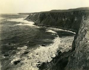 USA California Palos Verdes Peninsula Seaside Cliffs Old Photo 1920's