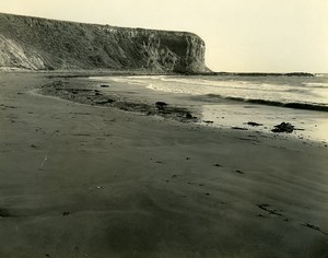 USA California Palos Verdes Peninsula Seaside Beach Cliffs Old Photo 1920's