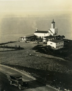 USA California Palos Verdes Peninsula Lighthouse Seaside Old Photo 1920's