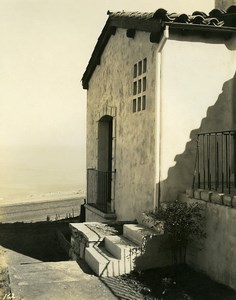 USA California Palos Verdes Peninsula House Seaside Old Photo 1920's