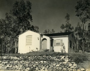 USA California Palos Verdes Peninsula House Trees Old Photo 1920's