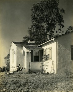 USA California Palos Verdes Peninsula House Children Old Photo 1920's