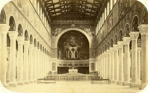Germany Nuremberg St. Boniface's Abbey Interior Old Photo circa 1868