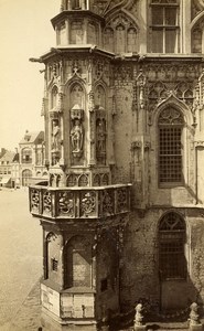 Netherlands Middelburg Stadhuis City Hall Old Photo circa 1868