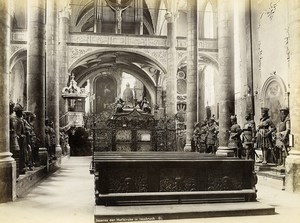 Austria Innsbruck Hofkirche Maximilian Cenotaph Old Photo c1880