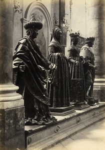 Austria Innsbruck Hofkirche Statues Maximilian Cenotaph Old Photo c1880