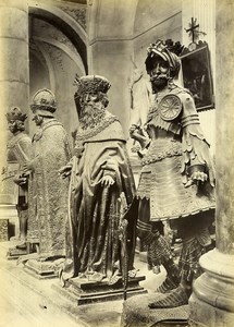 Austria Innsbruck Hofkirche Statues Maximilian Cenotaph Old Photo c1880