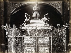 Austria Innsbruck Hofkirche Maximilian Cenotaph Old Photo c1880