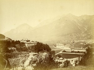 Austria Tyrol Innsbruck Panorama Old Photo Czichna circa 1868