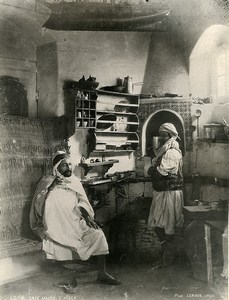 Algeria Algiers Moorish coffee shop Café Old Photo Leroux 1900