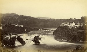 Switzerland Schaffhausen Rhine falls panorama Old Frith's Series Photo 1870