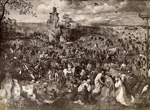 Austria Vienna Wien Museum Pieter Bruegel Procession to Calvary Photo Lowy c1900