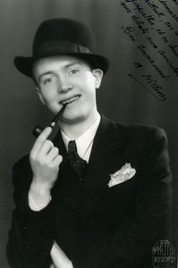 France Paris Music Hall Artist Autograph Willene? Old Photo c1940