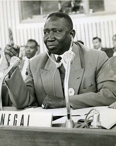 Africa Senegal Joseph N'Baye Political Portrait Old Photo 1960