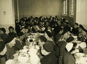 France Nanterre Depot de Mendicite Women Refectory Old Press Photo 1930