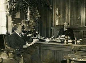 France Nanterre Depot de Mendicite Director's Office Old Photo 1930