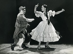 United Kingdom Dancers Roberto Ximenez & Ana Mercedes Old Photo 1956