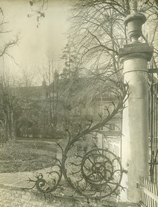 France Dijon Ironwork Louis XIV period Architecture Old Photo Pamard 1900