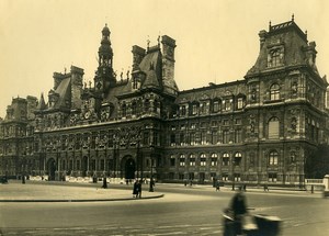 France Paris City Hall Hotel de Ville Architecture Old Photo 1931