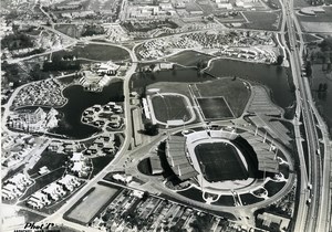 France Villeneuve d'Ascq Aerial View Stadium Lille Métropole Old Photo 1978