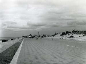 France Malo les Bains dike east section Digue Old Photo 1962