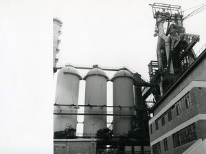 France Dunkerque Dunkirk Steel factory Old Photo 1962