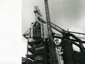 France Dunkerque Dunkirk Steel Factory Old Photo 1962