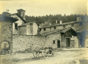Italy Travel Scene Camaldoli Tuscany Village Old Photo Pictorialist 1900