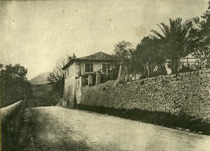 Italy Travel Scene Countryside House Old Photo Pictorialist 1900