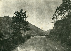 Italy Travel Scene Countryside Road Old Photo Pictorialist 1900